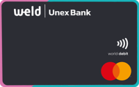 Юнекс Банк Weld card